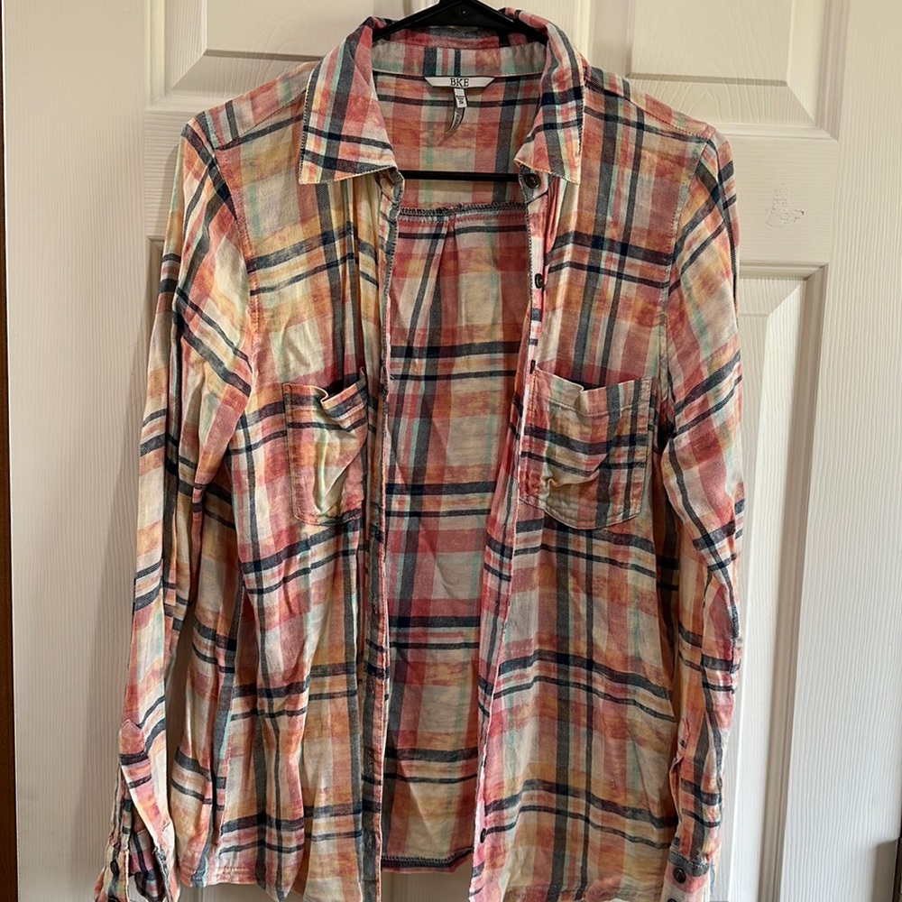 BKE Women’s Size S Plaid Flannel